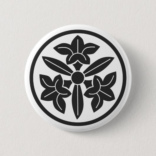 [Familiemensen] Bloemen Ronde Button 5,7 Cm (Voorkant)