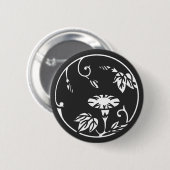 [Familiemensen] Bloemen Ronde Button 5,7 Cm (Voorkant /achterkant)