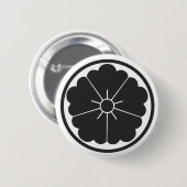 [Familiemensen] Bloemen Ronde Button 5,7 Cm (Voorkant /achterkant)