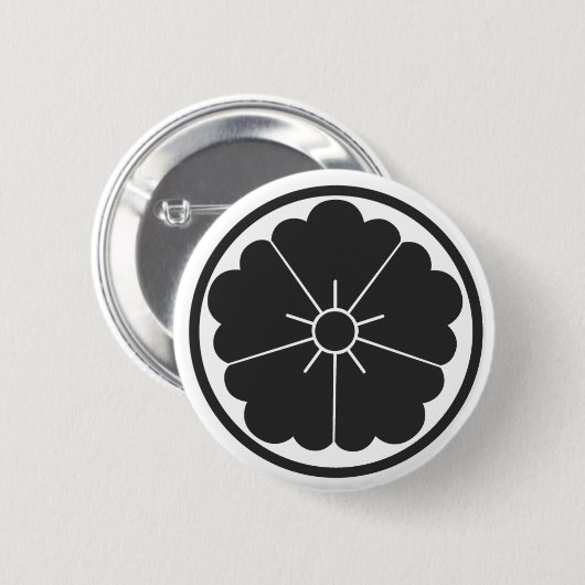 [Familiemensen] Bloemen Ronde Button 5,7 Cm (Voorkant /achterkant)