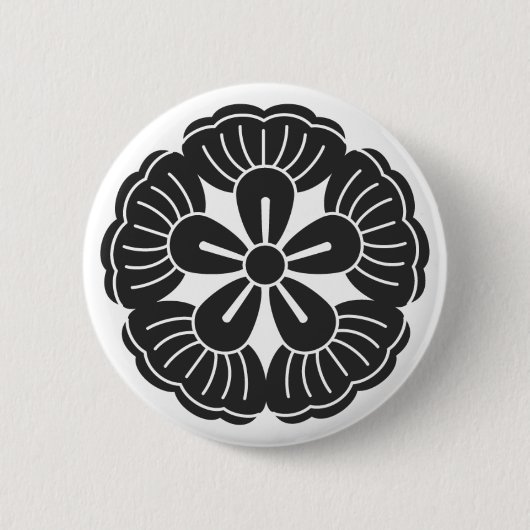 [Familiemensen] Bloemen Ronde Button 5,7 Cm (Voorkant)