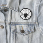 [Familiemensen] Bloemen Ronde Button 5,7 Cm (In situ)