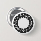 [Familiemensen] Bloemen Ronde Button 5,7 Cm (Voorkant /achterkant)