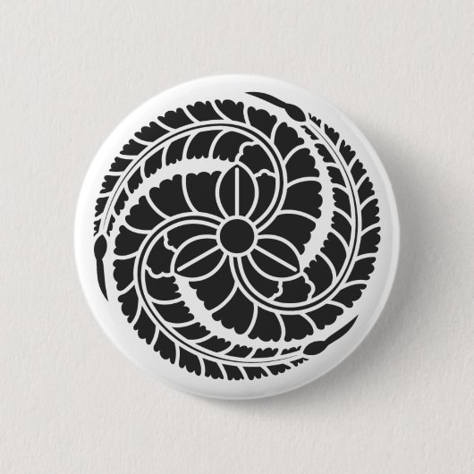 [Familiemensen] Bloemen Ronde Button 5,7 Cm (Voorkant)