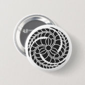 [Familiemensen] Bloemen Ronde Button 5,7 Cm (Voorkant /achterkant)