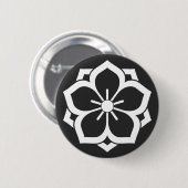 [Familiemensen] Bloemen Ronde Button 5,7 Cm (Voorkant /achterkant)