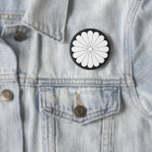 [Familiemensen] Bloemen Ronde Button 5,7 Cm (In situ)