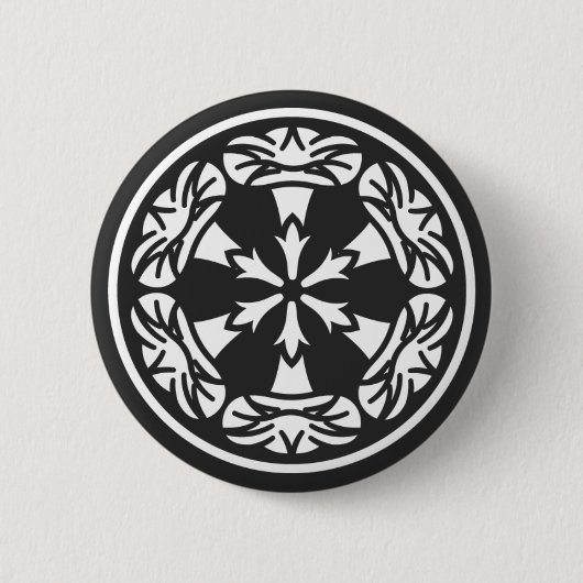 [Familiemensen] Bloemen Ronde Button 5,7 Cm (Voorkant)