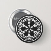 [Familiemensen] Bloemen Ronde Button 5,7 Cm (Voorkant /achterkant)