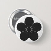 [Familiemensen] Bloemen Ronde Button 5,7 Cm (Voorkant /achterkant)