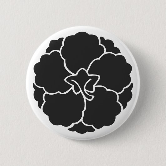 [Familiemensen] Bloemen Ronde Button 5,7 Cm (Voorkant)