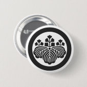 [Familiemensen] Bloemen Ronde Button 5,7 Cm (Voorkant /achterkant)