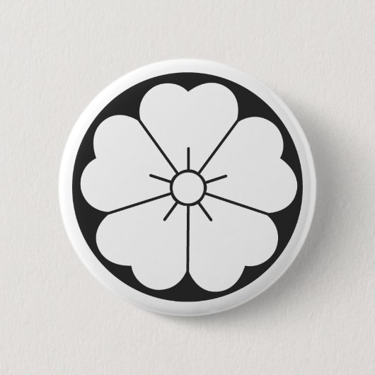 [Familiemensen] Bloemen Ronde Button 5,7 Cm (Voorkant)