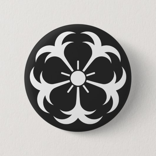 [Familiemensen] Bloemen Ronde Button 5,7 Cm (Voorkant)