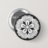 [Familiemensen] Bloemen Ronde Button 5,7 Cm (Voorkant /achterkant)