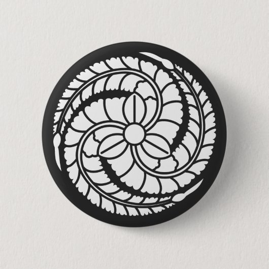 [Familiemensen] Bloemen Ronde Button 5,7 Cm (Voorkant)