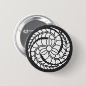 [Familiemensen] Bloemen Ronde Button 5,7 Cm (Voorkant /achterkant)