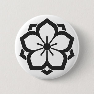 [Familiemensen] Bloemen Ronde Button 5,7 Cm