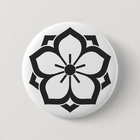 [Familiemensen] Bloemen Ronde Button 5,7 Cm (Voorkant)