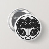 [Familiemensen] Bloemen Ronde Button 5,7 Cm (Voorkant /achterkant)
