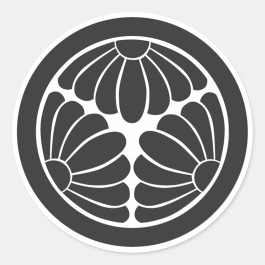 [Familiemensen] Bloemen Ronde Sticker (Voorkant)
