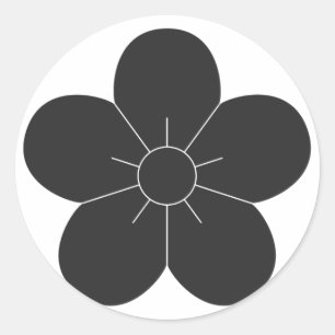 [Familiemensen] Bloemen Ronde Sticker