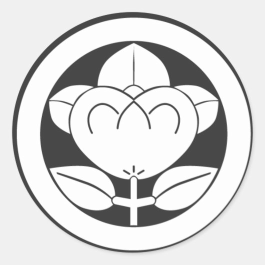 [Familiemensen] Bloemen Ronde Sticker (Voorkant)