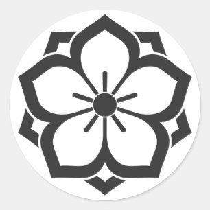 [Familiemensen] Bloemen Ronde Sticker