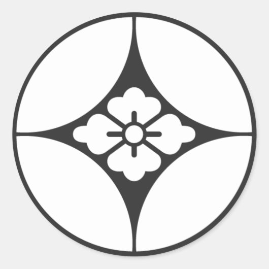 [Familiemensen] Bloemen Ronde Sticker (Voorkant)