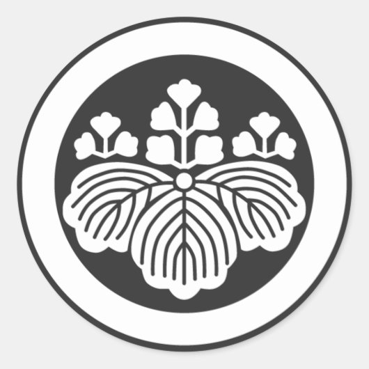 [Familiemensen] Bloemen Ronde Sticker (Voorkant)