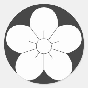 [Familiemensen] Bloemen Ronde Sticker