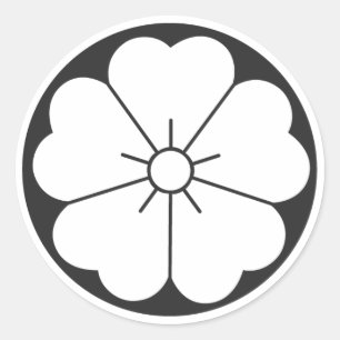[Familiemensen] Bloemen Ronde Sticker