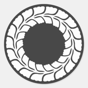 [Familiemensen] Bloemen Ronde Sticker