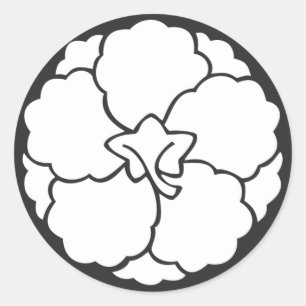 [Familiemensen] Bloemen Ronde Sticker