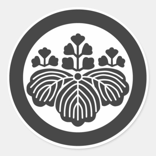 [Familiemensen] Bloemen Ronde Sticker (Voorkant)