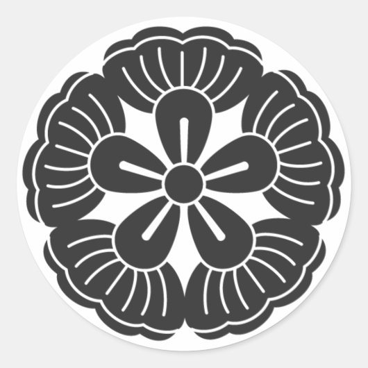 [Familiemensen] Bloemen Ronde Sticker (Voorkant)