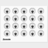 [Familiemensen] Bloemen Ronde Sticker (Vel)