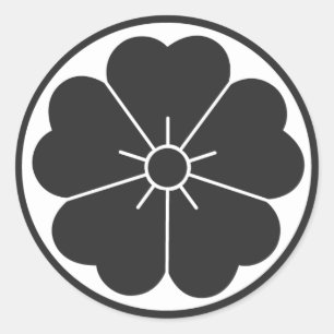 [Familiemensen] Bloemen Ronde Sticker