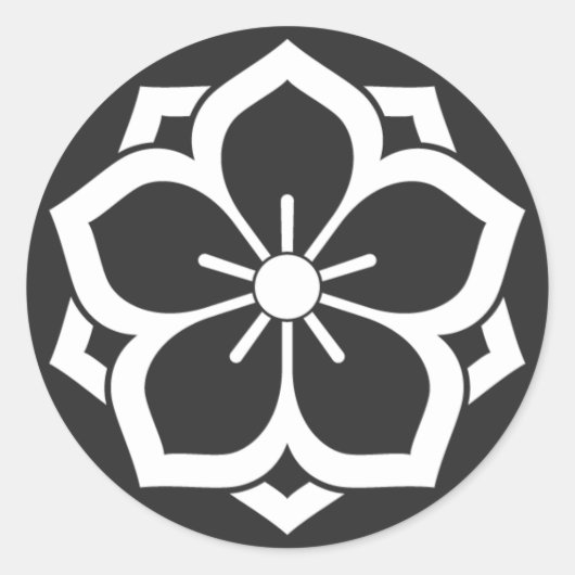 [Familiemensen] Bloemen Ronde Sticker (Voorkant)