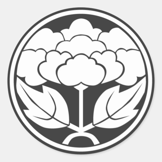 [Familiemensen] Bloemen Ronde Sticker (Voorkant)