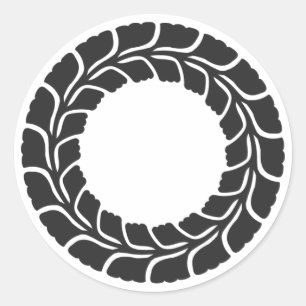 [Familiemensen] Bloemen Ronde Sticker