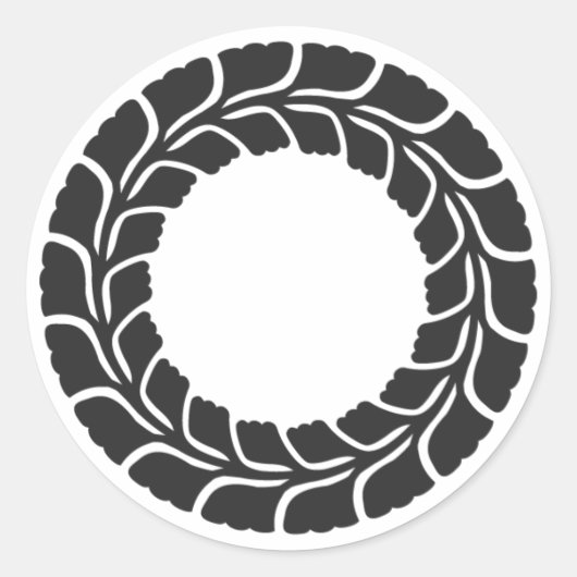 [Familiemensen] Bloemen Ronde Sticker (Voorkant)