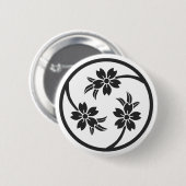[Familiemensen] Cherry tree Ronde Button 5,7 Cm (Voorkant /achterkant)