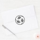 [Familiemensen] Cherry tree Ronde Sticker (Envelop)