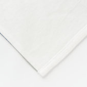 Familiemonogram 8 Foto Collage | wit Fleece Deken (Hoek)