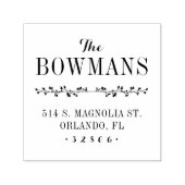 Familiemonogram Adres Stempel (Design)