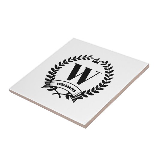 Familiemonogram Tegeltje (Zijkant)