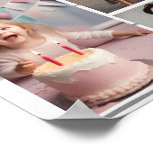 Familienaam 10 Veelvoudige Foto Poster (Hoek)