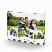 Familienaam 5 Foto Horizontaal Blok Photoblock (Rechts)