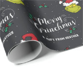 Familienaam aanpassen - Grinch Cadeaupapier (Rol Hoek)